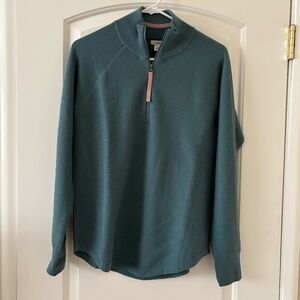 LL Bean Quarter zip sweater. Small